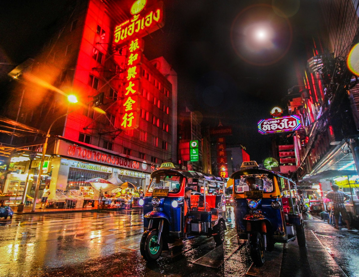 Bangkok city at night
