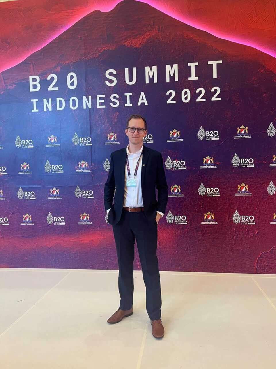 MB Founder & Director Jan Rohweder at the B20 Indonesia Summit 2022