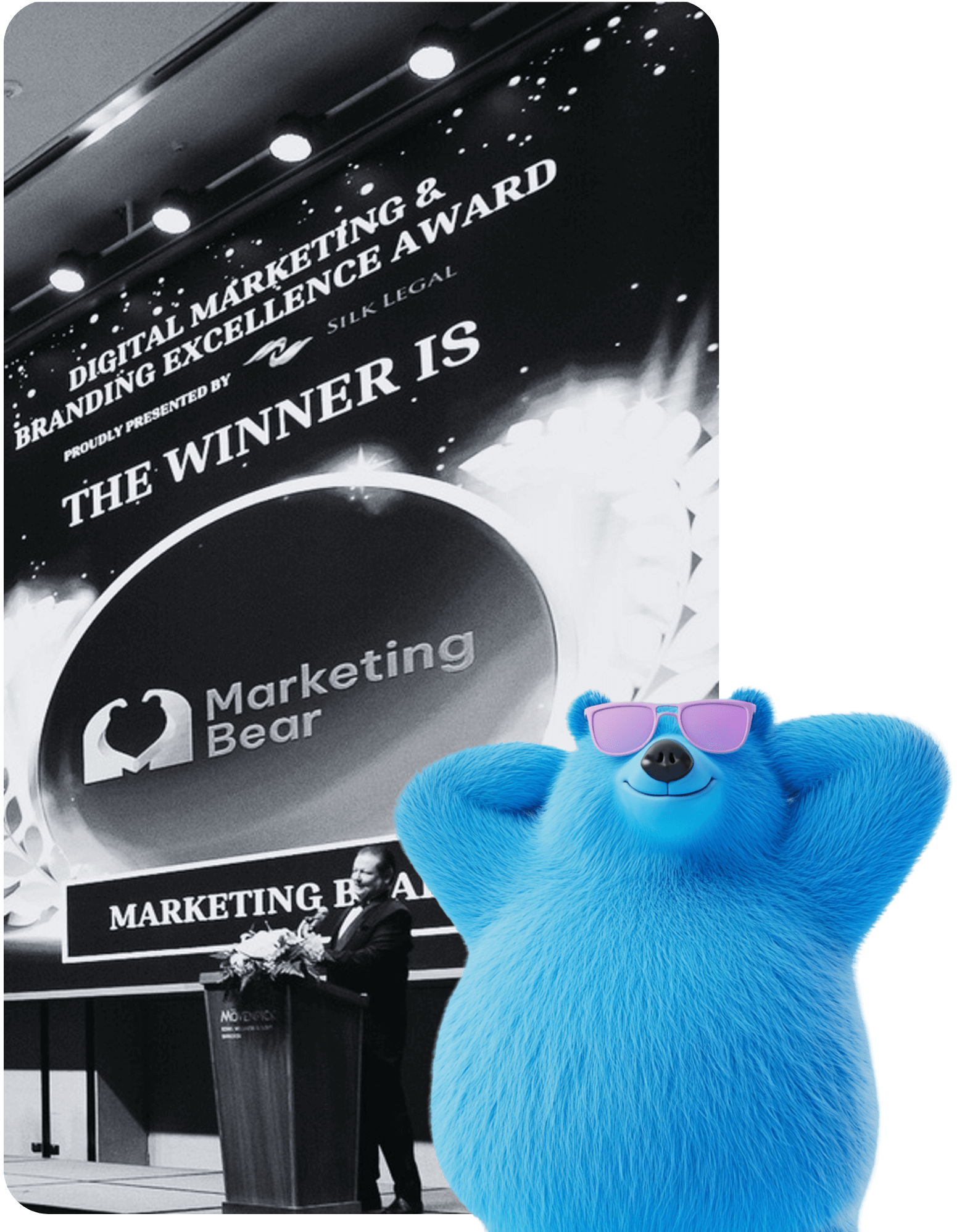Winning Bear 1 - Marketing Bear